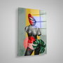 Wallity Cuadro Decorativo de Vidrio Templado Multicolor 70 x 100 cm